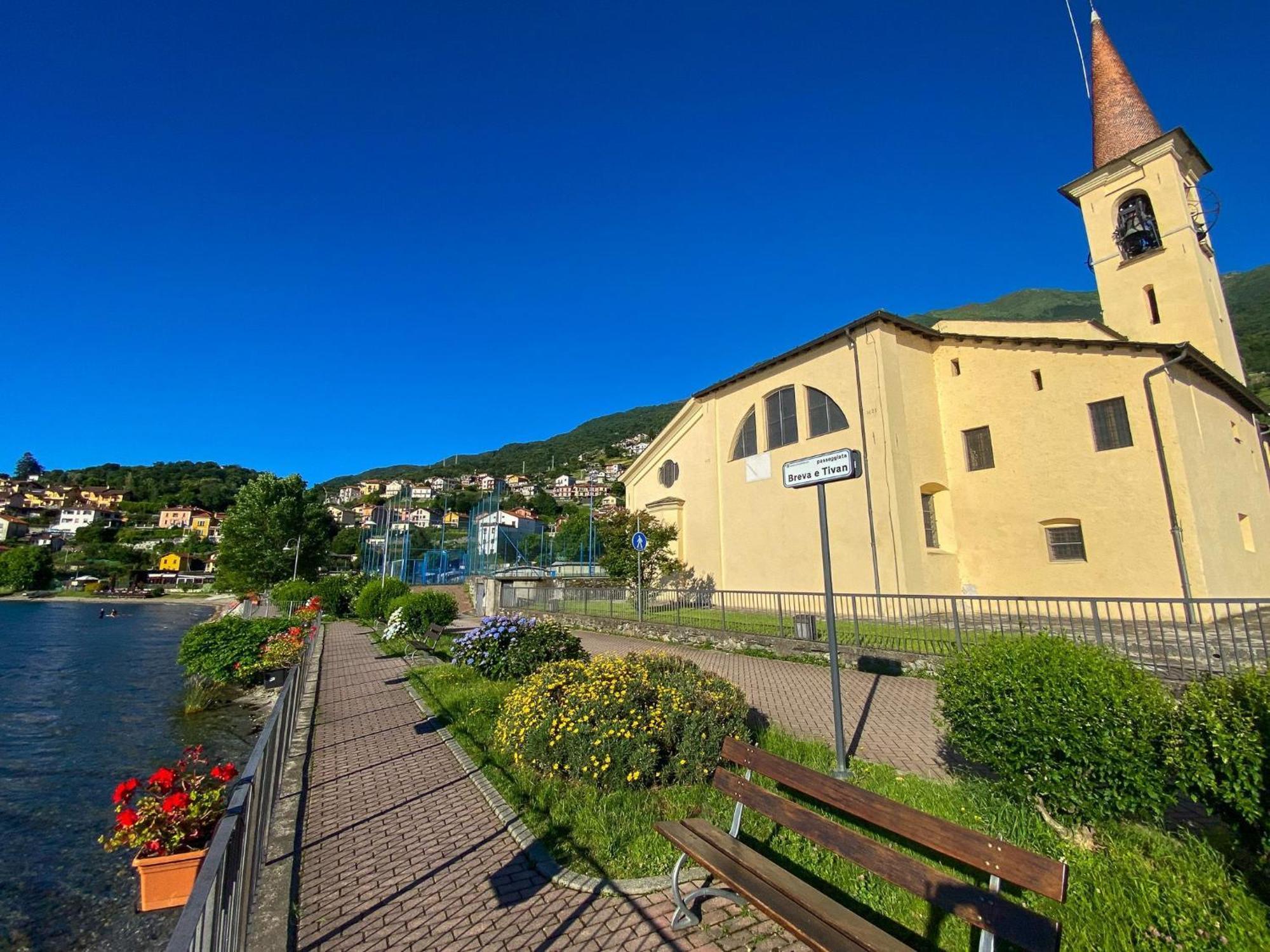 Tre Terre Ferienwohnung Pianello Del Lario エクステリア 写真